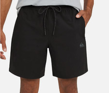 Quiksilver Men's Active Short, Regular Fit, Moisture Wicking, Black Size XL picture