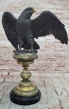 Bald Eagle Bronze Sculpture Milo Original Hand Made Hot Cast Home Decoration Art picture