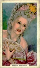 1930s Gallaher Film Stars NORMA SHEARER Tobacco Cigarette Movie Card picture