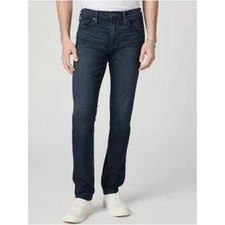 Paige Federal Slim Straight Jeans Mens 33 Ralston Dark Blue picture