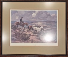 Framed Vintage Signed and Numbered Print of 