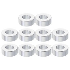 M10 Aluminum Spacers, 10 Pcs Metal Spacer Aluminum 10.5mm ID x 20mm OD x 8mm L picture