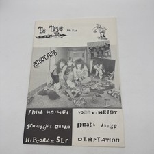 TO THE DEATH FANZINE #3/88 Raped Teenagers FlexiDisc Rare Swedish Hardcore META picture