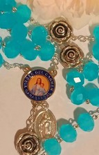 beautiful rosary with free relic medal from Garabandal 10mm beads beads picture