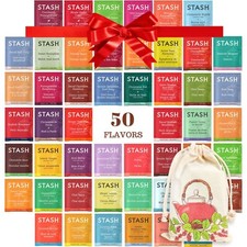 Stash Tea Bags Sampler 50 Count - Caffeinated Herbal Decaf Assortment 50 Flavors picture
