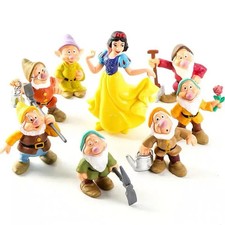 8Pcs/Set Disney Princess Q Vesion Snow White and The Seven Dwarfs picture