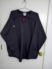 Vintage Majestic SF Giants Therma Base Pullover Mens M Black Baseball MLB picture