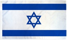 3x5 Country of Israel Israeli 3'x5' Premium Quality 68D Polyester Flag picture