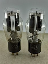 Matched Balanced Pair RCA JAN-CRC-83 Mil Spec Rectifiers Test Strong TV-7B/U picture