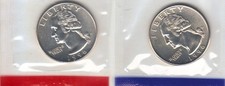 1996 P+D WASHINGTON QUARTER UNCIRCULATED STILL IN MINT CELLO L@@K picture