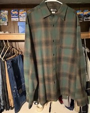 Men’s Long Sleeve Chicano Pendleton Style Flannel Size 2XL (NOT PENDLETON) picture