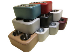 TRI FIVE CHEVY 55-6-7 Car Upholstered Lg Drink Cup Holder multiple color choices picture