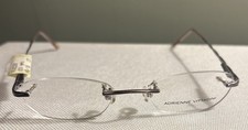 Adrienne Vittadini AV6028 Eyeglasses 46-18-135 Brown Rimless Small Adult Frame picture