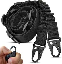 Tactical 2 Point Sling Rifle Adjustable Gun Sling Standard Strap with Metal Hook picture