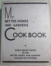 Vintage 1935 My New Better Homes and Gardens Cookbook 3 Ring Binder Recipes picture