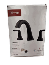 Pfister Ladera 8 in. Widespread Double Handle Bathroom Faucet in Matte Black picture