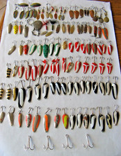REDUCED, VINTAGE & NEW MIXED SPOONS TACKLE LURES (111) picture