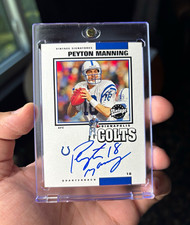 Upper Deck 2001 Vintage Signatures Peyton Manning Colts #PMVS Auto Hard Signed picture