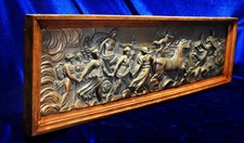 NEOCLASSICAL GREEK ROMAN MALE NUDE FIGURES WINGED RELIEF AROURA BUST ITALY picture