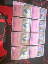 Pokemon Chaos Risinf Regular Non Holo Espurr 036/086 X4 Meowstix 037/086 X4 picture