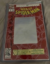 Web of Spider-Man #90 (July 1992) SAM DE LA ROSA SIGNED W/ Toploader picture