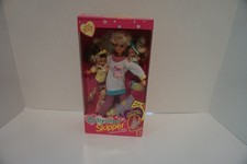1994 BABYSITTER SKIPPER BARBIE with 3 BABIES Mattel #12071 , New with box damage picture