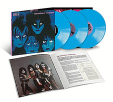 KISS Creatures of The Night 40th Anniv 3XLP Ltd Blue Color Vinyl Booklet Sealed picture