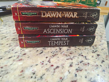 Warhammer 40,000 Dawn of War Paperback Set (3) C. S. Goto Ascension Tempest picture