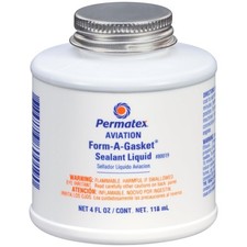 Permatex 80019 Aviation Form-A-Gasket No. 3 Sealant, 4 oz. Pack of 1, White picture
