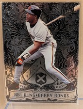 1997 Fleer Ultra RBI KING 4 Barry Bonds Giants RARE BEAUTIFUL SILVER FOIL INSERT picture