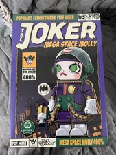 Mega Space Molly The Joker 400% authentic Pop Mart authenticc picture