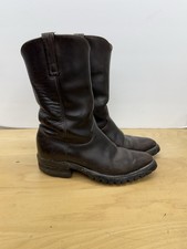 Vintage Brevettata Pull On Boots Italy Mens size 11” Measurement Brown picture