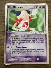 Pokémon TCG Mr. Mime EX Holo Ultra Rare FireRed LeafGreen 110/112 picture