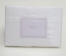 Frette Claudia Pillow Sham King Pair White Cotton picture