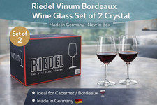 RIEDEL OUVERTURE Crystal WHITE WINE GLASSES 7.5