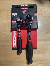 with Bonus / Craftsman V Series Ratchet 2 Pack 3/8 & 1/2 Drive Comfort Grip picture