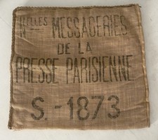 RARE RH-Restoration Hardware*Vintage French Burlap Pillow Cover* 22