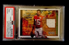 Panini 2017 Playoff Patrick Mahomes II Rookie Stallions Hail Mary RS-PM PSA 9 picture