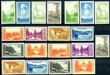1934 -1935 National Parks Complete Set 20 MNH Scott's 740 to 749 & 756 - 765 picture