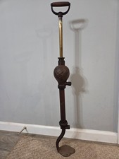 Antique 1880s/90s Rumsey & Co. Fig. 269 Brass & Iron Bilge Pump Embossed Eagle picture