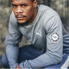 Puma X Emory Jones Long Sleeve Shirt XL Nightshadow Blue Vetiver Bet On Yourself picture