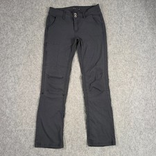 PrAna Black Halle Low Rise Bootcut Stretch Nylon Hiking Pants Women's Size 4 picture