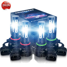 9005 9006 Bombillos LED Focos Para Carro Luz De Coche Faros Faro 10000K 4pcs picture