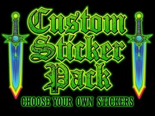 Custom Sticker Pack 10 STICKERS - Choose From 4,000+ Designs - Build Your Own picture
