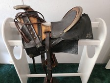 Antique Texas Hope Pattern Saddle c.1870s-1880s Western Americana Star Cowboy picture