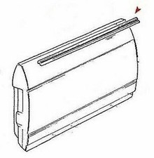 Door Window Seal Belt Window Rubber Scraper Brushes Mercedes Benz 4PC W11 W115 picture