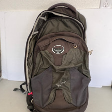 Osprey Farpoint 55 Travel Backpack w/ Detachable Daypack Black Hiking Pack picture