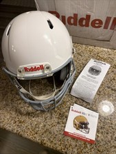 Riddell Victor Youth Football Helmet 2024 White - Size Med - WITH TAGS NEW READ picture