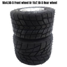 5'' 10x4.50-5 or 11x7.10-5 Rain Tire Wheel Rim for Drift Trike Go Kart Dirt bike picture