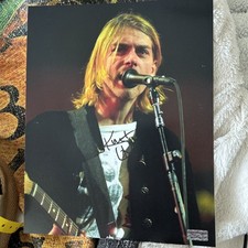 Kurt Cobain 8x10 Autograph With COA picture